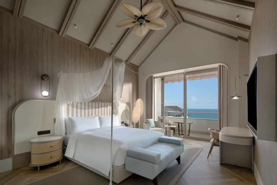 Premium bedding, down comforters, pillowtop beds, in-room safe