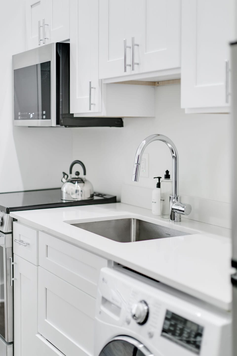 Lovely kitchen with stainless steel appliances