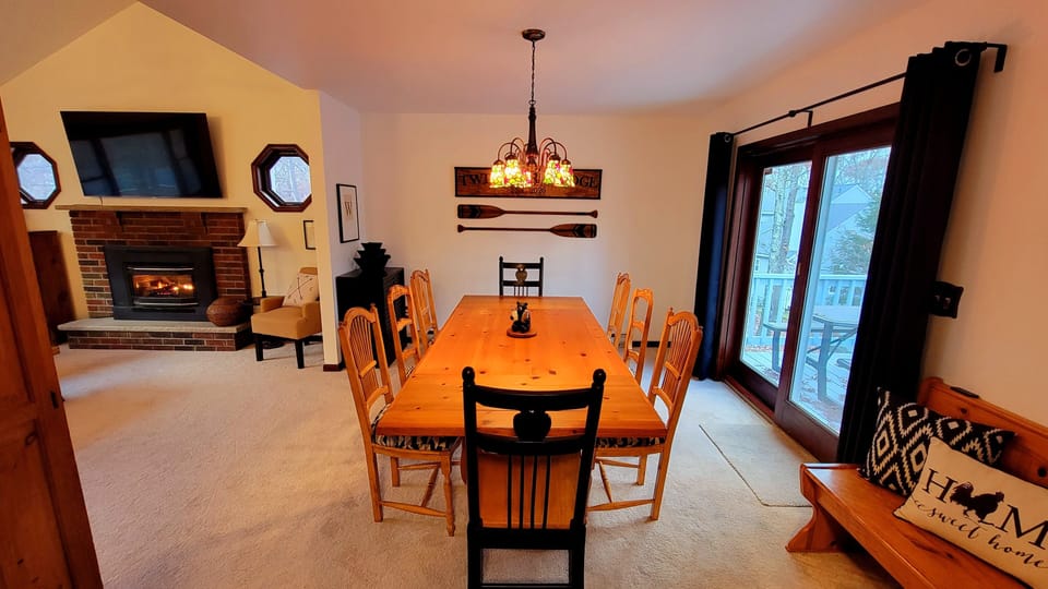 Table Set For 8. Seats 12. Extra Chairs Available In House