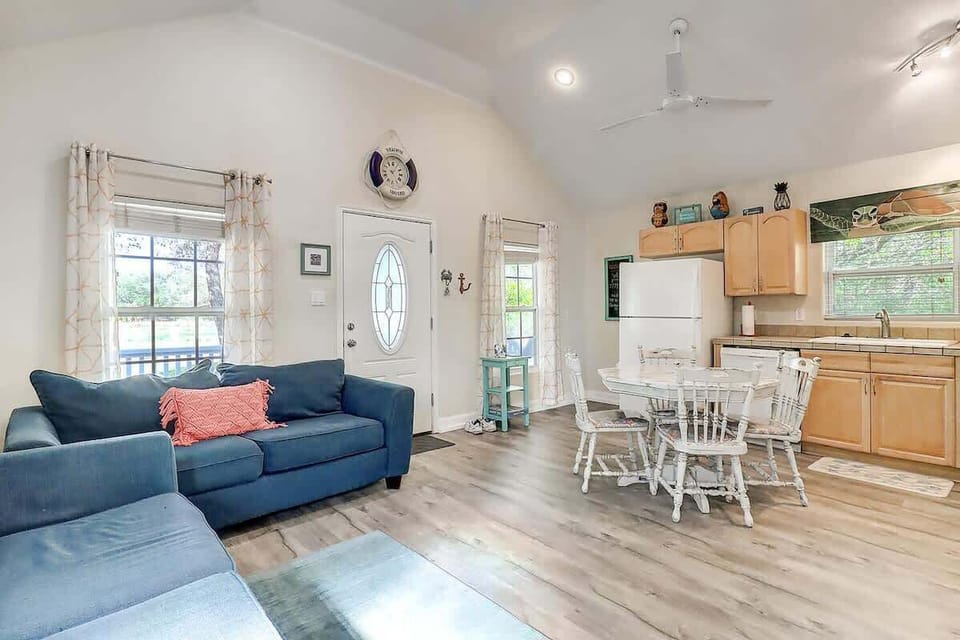Open Living, Kitchen, and Dining. 