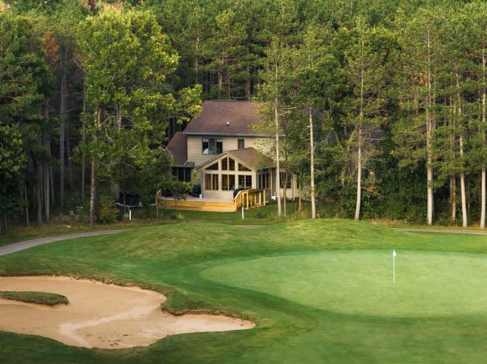 Exterior of House Overlooking 11th Hole on The Lakes Course.