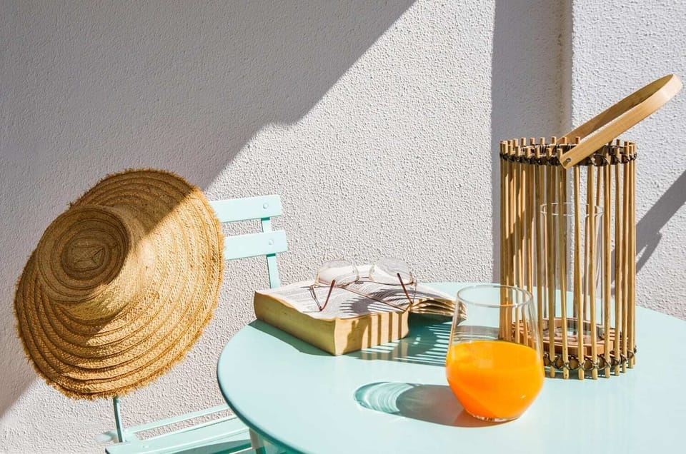 Breakfast on the balcony!