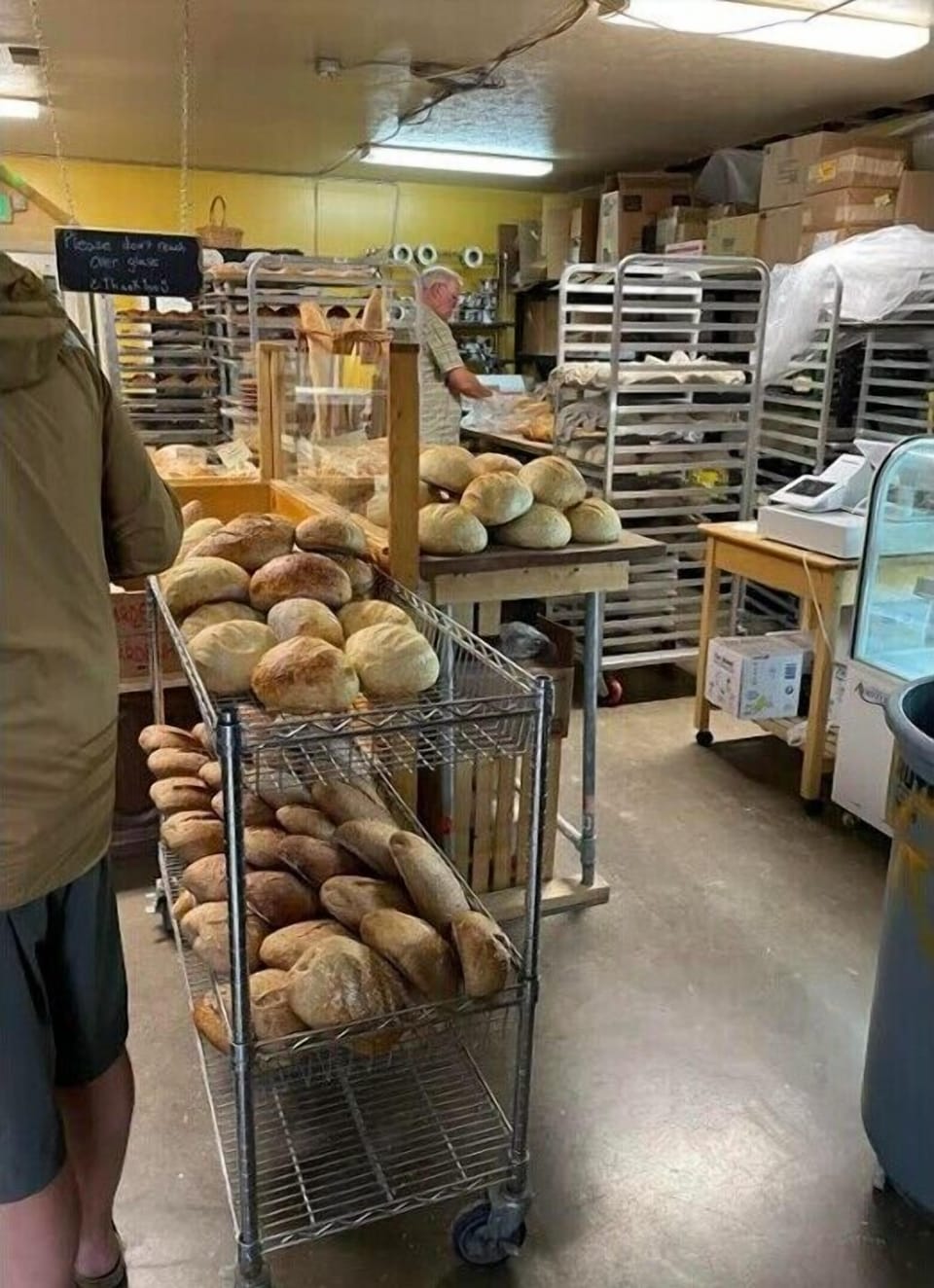 9 Beans Rows Bakery 1 minute up the street. 