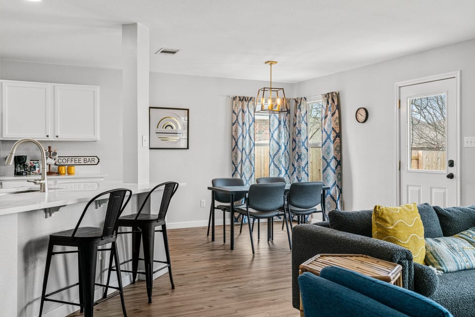 Open concept living area