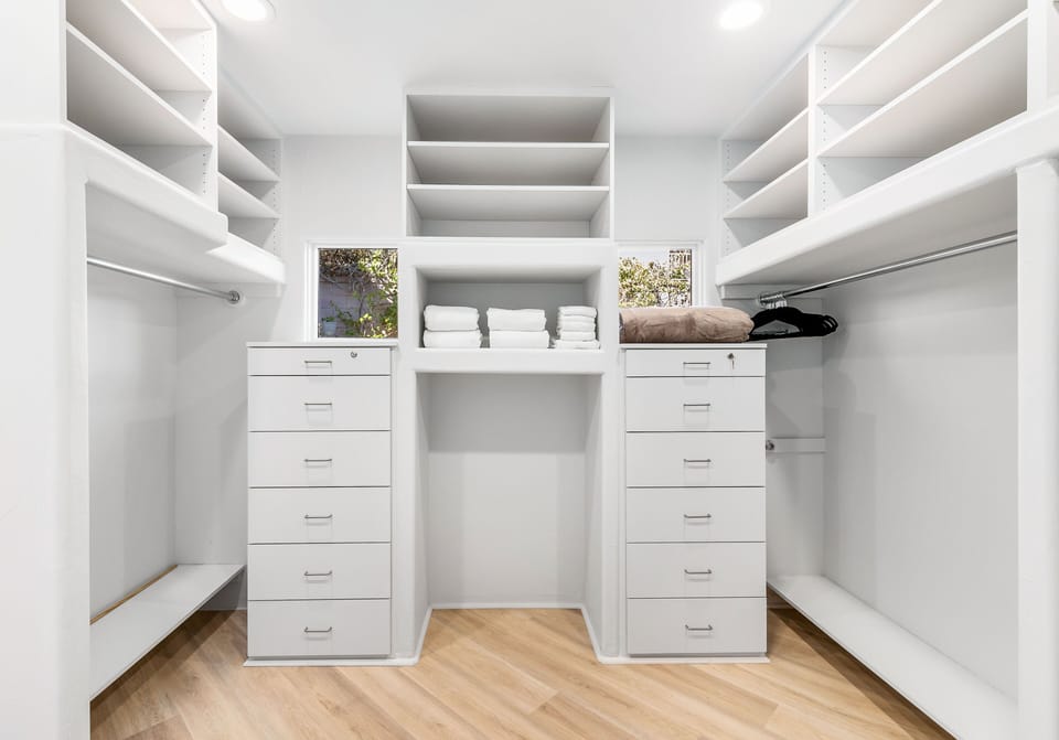 Huge walk in closet