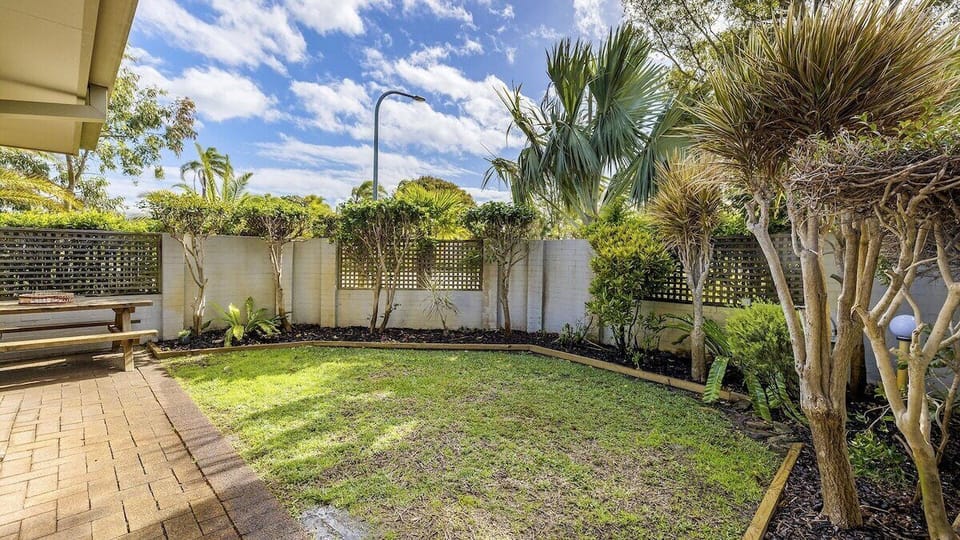 Fully enclosed gated pet friendly yard