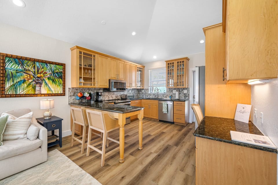 Spacious Kitchen with Island Seating