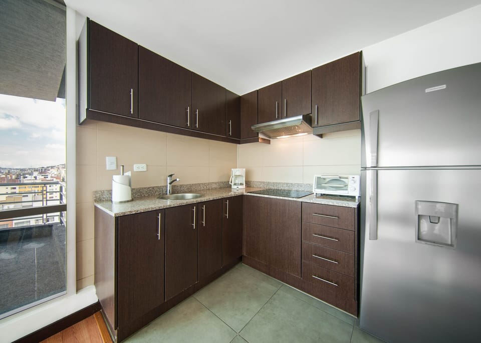 Premium Suite, 1 Queen Bed | Private kitchen | Paper towels