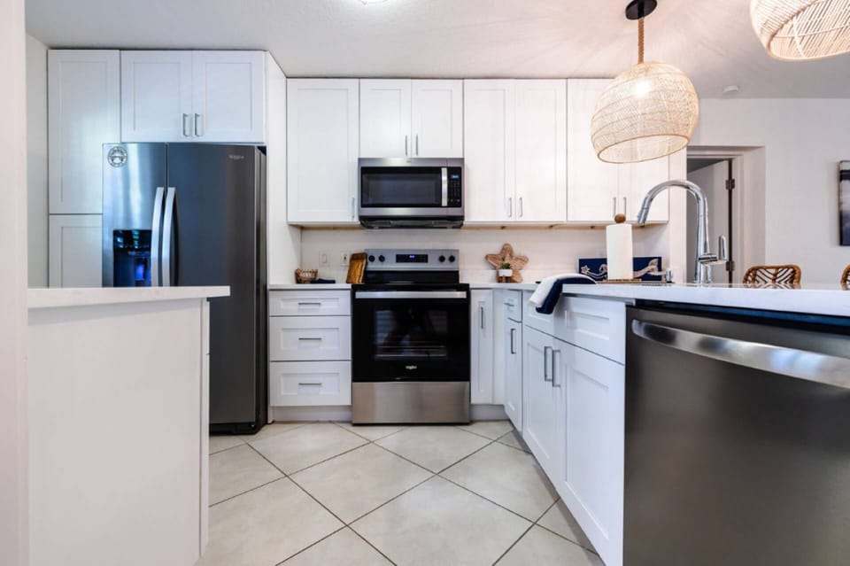 clean spacious kitchen