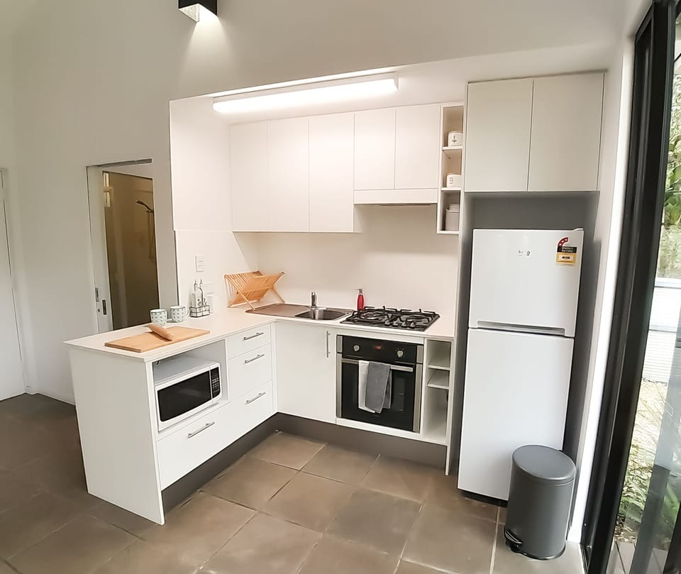Family Apartment | Private kitchen | Coffee/tea maker, mini-fridge, microwave, stovetop