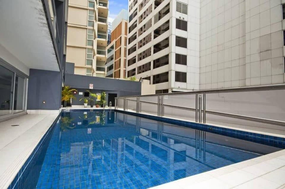 An outdoor pool *Open 7am - 9pm.
