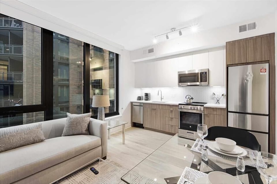 Noma Washington 1 Bedroom Living Room