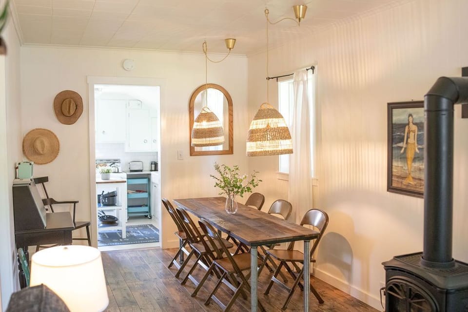 This small but mighty cottage is cozy and welcoming.