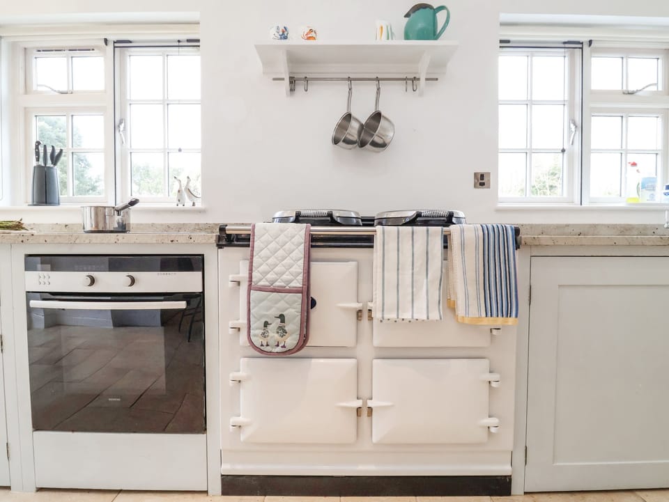 Fridge, dishwasher, electric kettle, toaster