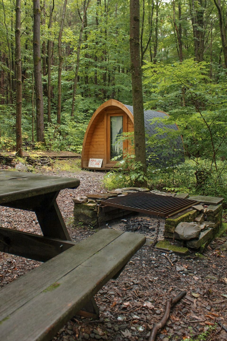 Camp Earth Connection Pod camping