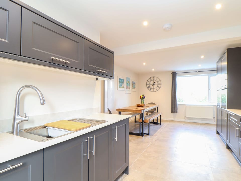 Fridge, dishwasher, electric kettle, toaster