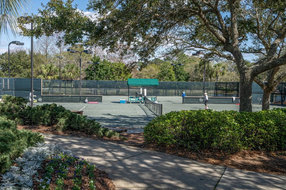 Tennis Center on the resort, has 12 world-class HydroGrid clay and 3 hard tennis courts, 6 pickleball courts.