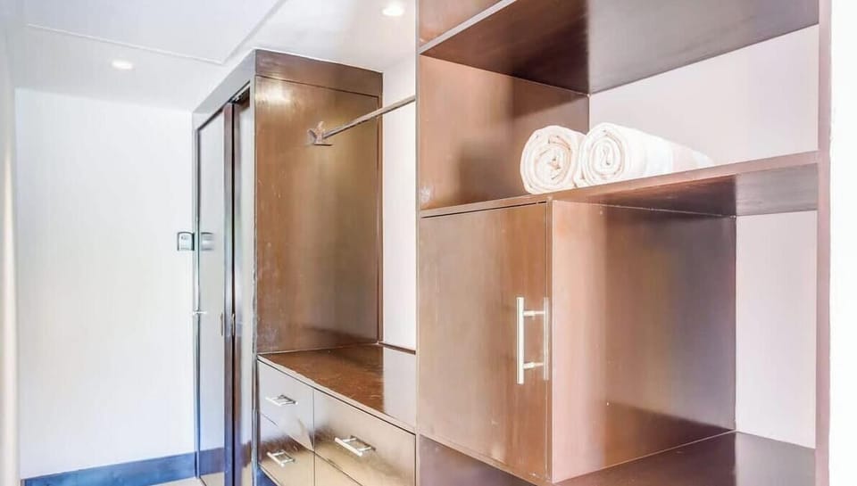 Ample closet space for all your belongings