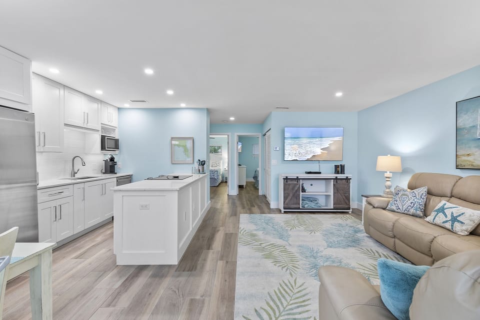 Spacious Living and Kitchen Area