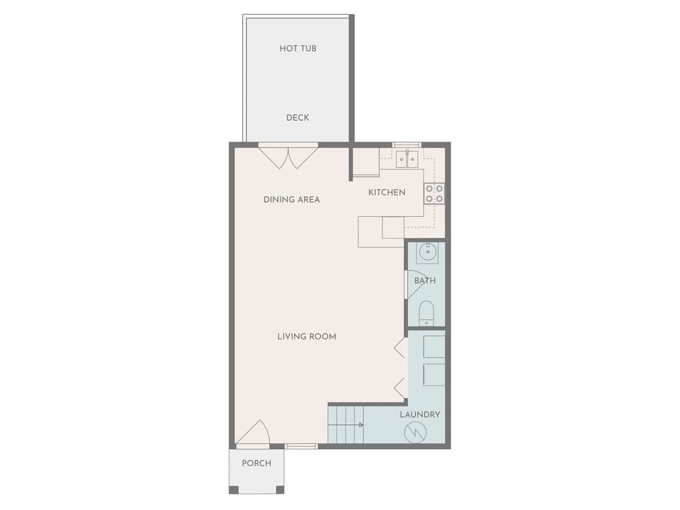 Enjoy seamless living with vibrant areas for dining, cooking, and relaxing!