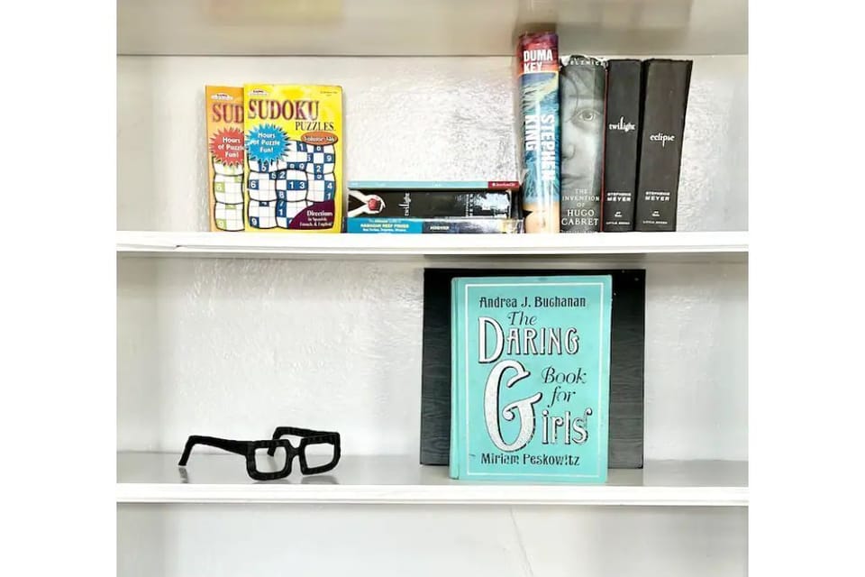 Lending Library, feel free to take one or leave one. 