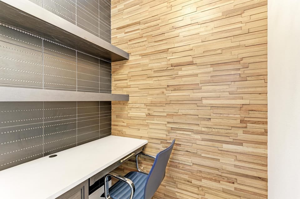 Small office off the kitchen