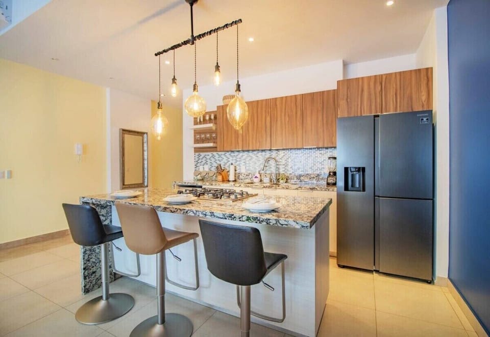 Kitchen area.