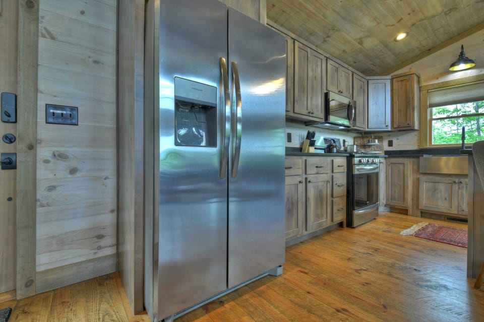 Fully stocked kitchen