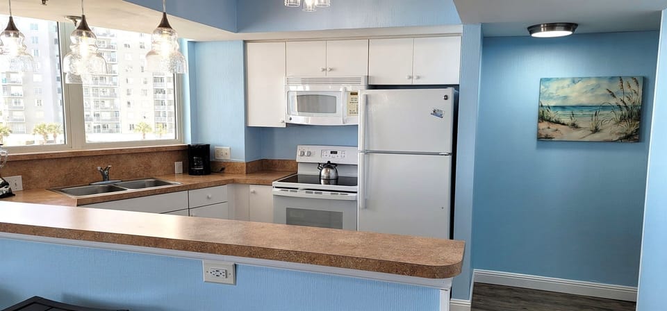 You'll have a kitchen ready to cook your meals in.