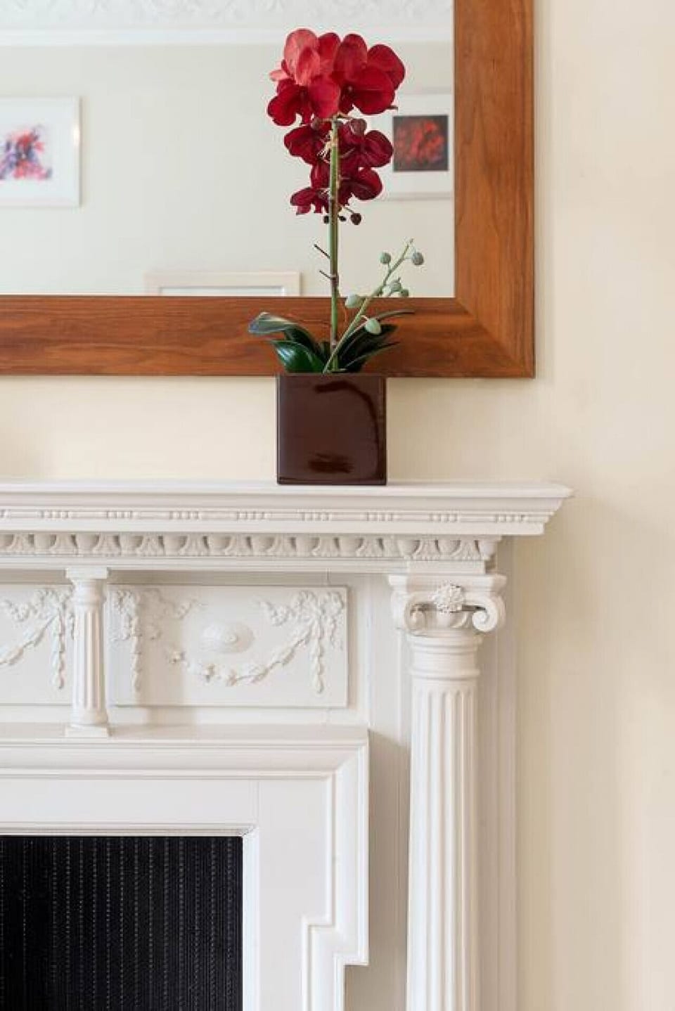 Engraved Fireplace Detail | Decorative |