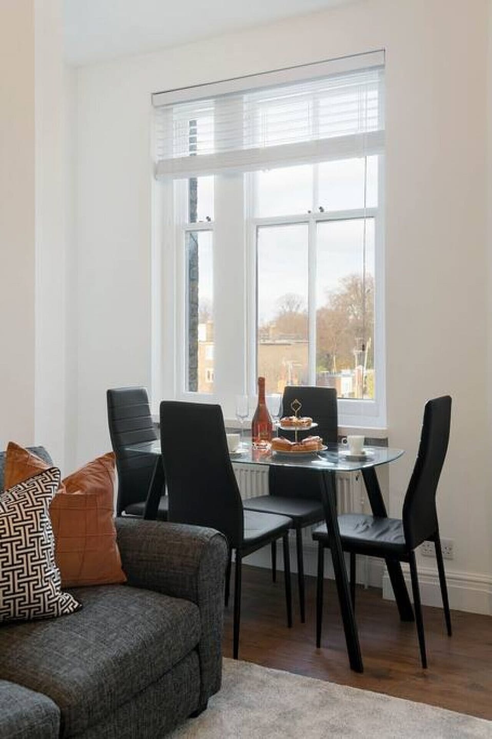 Dining Area | Dining Table | 4 Chairs with Fully Equipped Dining Amenities | Seamlessly Integrated within the Open-Plan Living Space