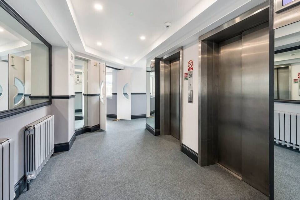 Building — two communal lifts and landing, providing easy access to the apartment