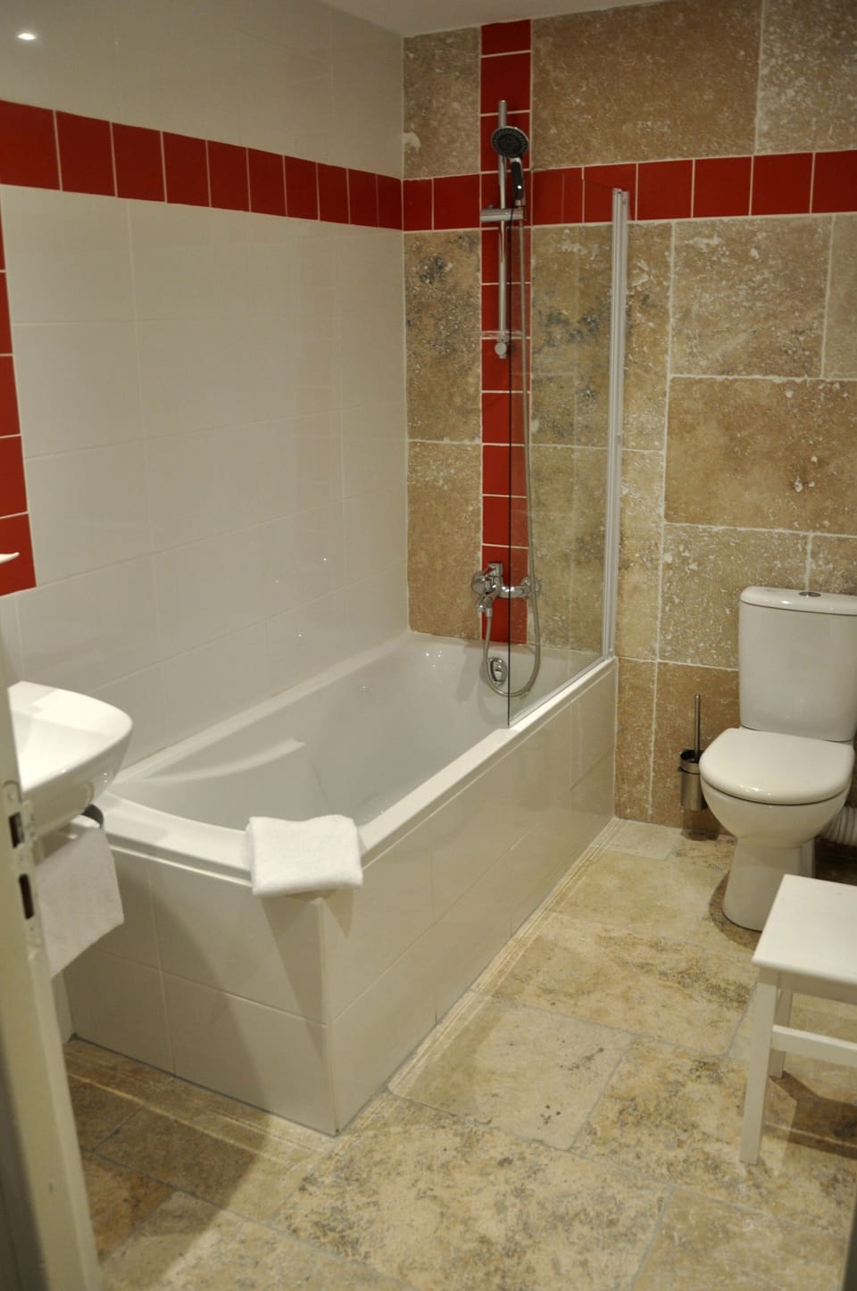 Free toiletries, hair dryer, towels