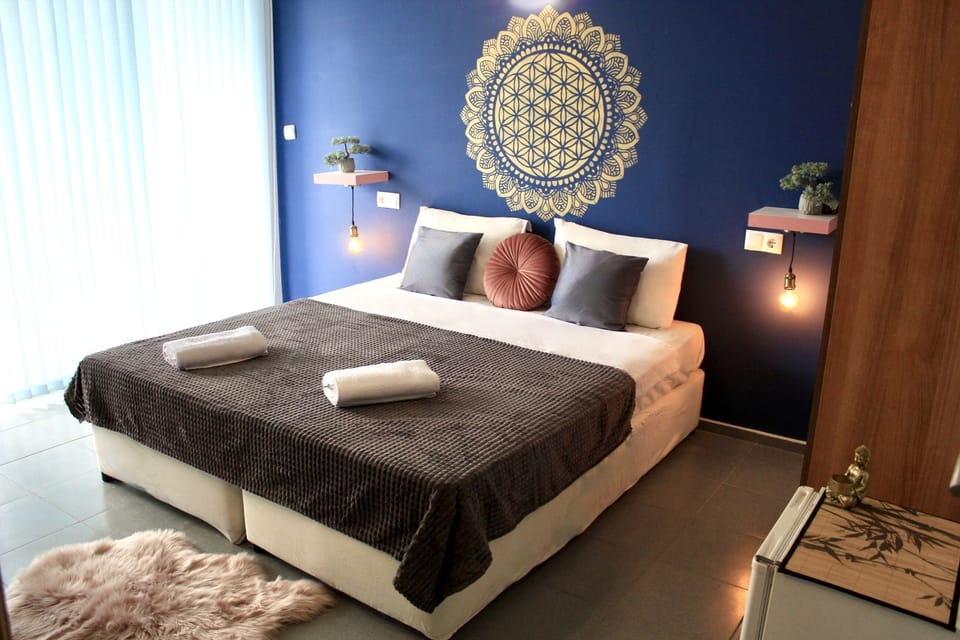Double Room | Memory foam beds, minibar, iron/ironing board, free WiFi