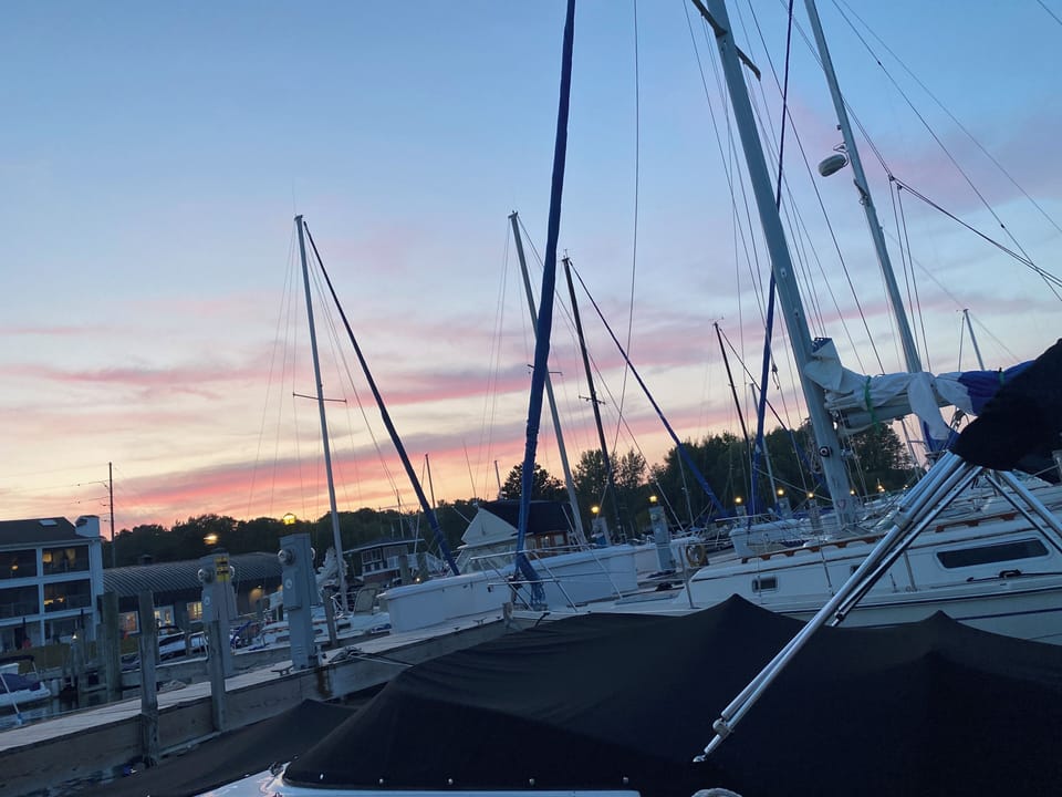 Marina in the evening