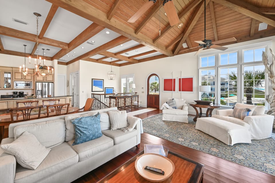 30a Linger Longer - Dune Allen - Second Floor - Living Area