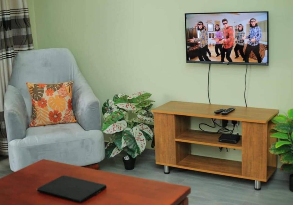 Apartment | Living area | 28-inch flat-screen TV with digital channels