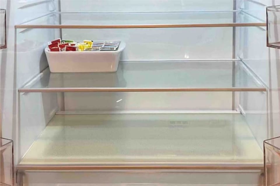New spacious fridge. 