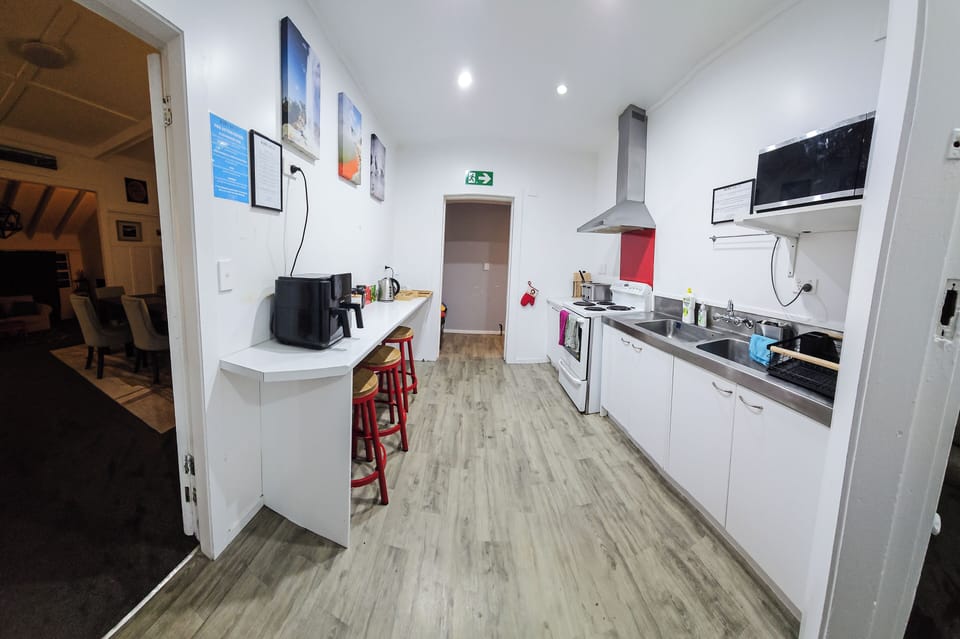 Shared fridge, microwave