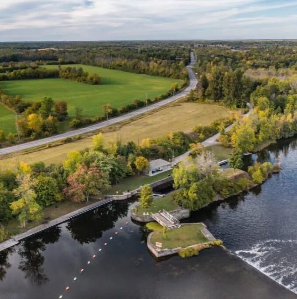 Aerial view of Clowes Locks
