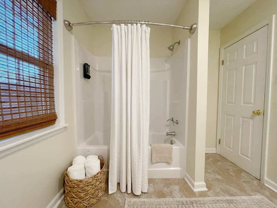 Enjoy a long soak after a long day of traveling, or fun in the sun. 