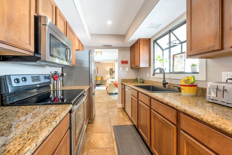 Galley Kitchen has what you need to stay in and prepare your meals