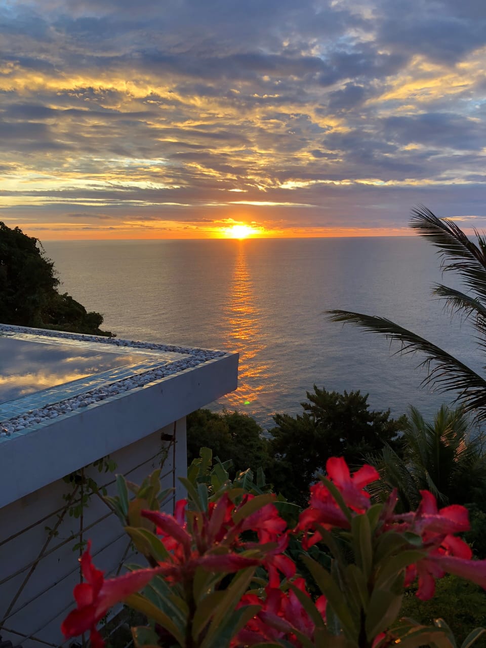 Sunrise at the pool