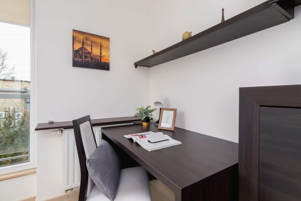 Desk with chair, so guests working remotely will be able to take care of business duties in comfort.