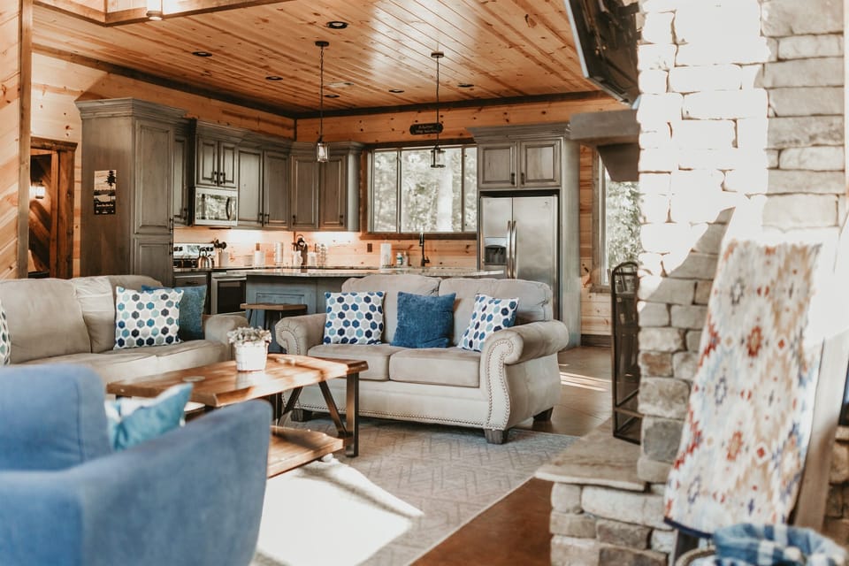 Gather around, friends! This inviting living room is calling for laughter and stories