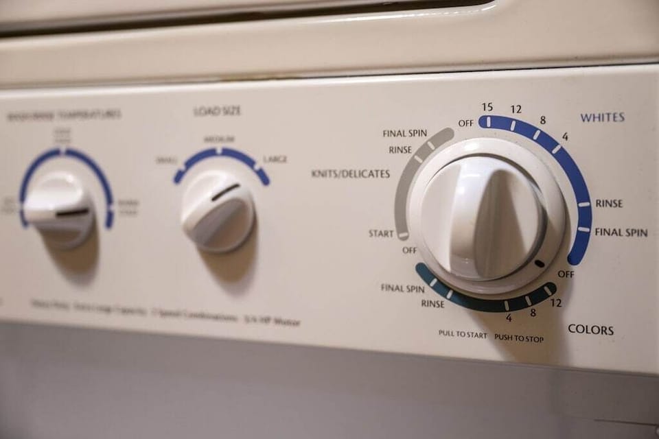 Lazy Dazy's washer and dryer