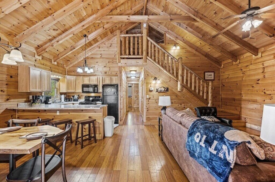 Happy Days' cozy living area