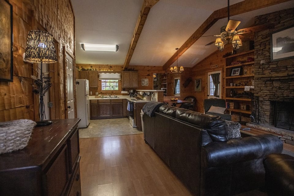 Enter into our open concept Living/Kitchen/Dining space.