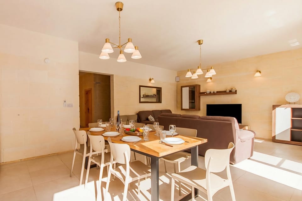 Living and dining room