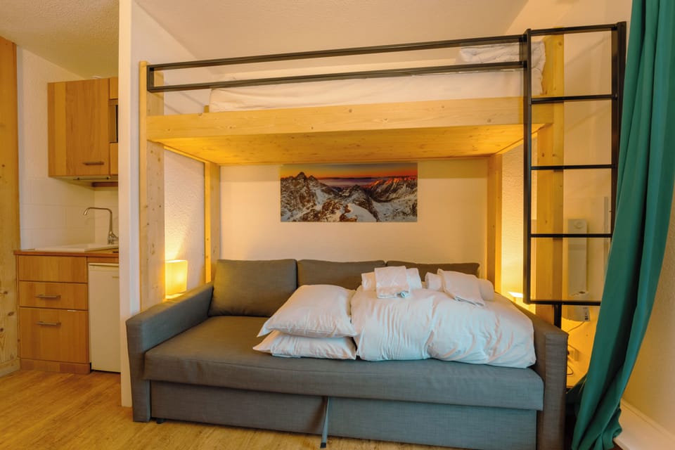 Sofa bed (sleeping area for studio)
